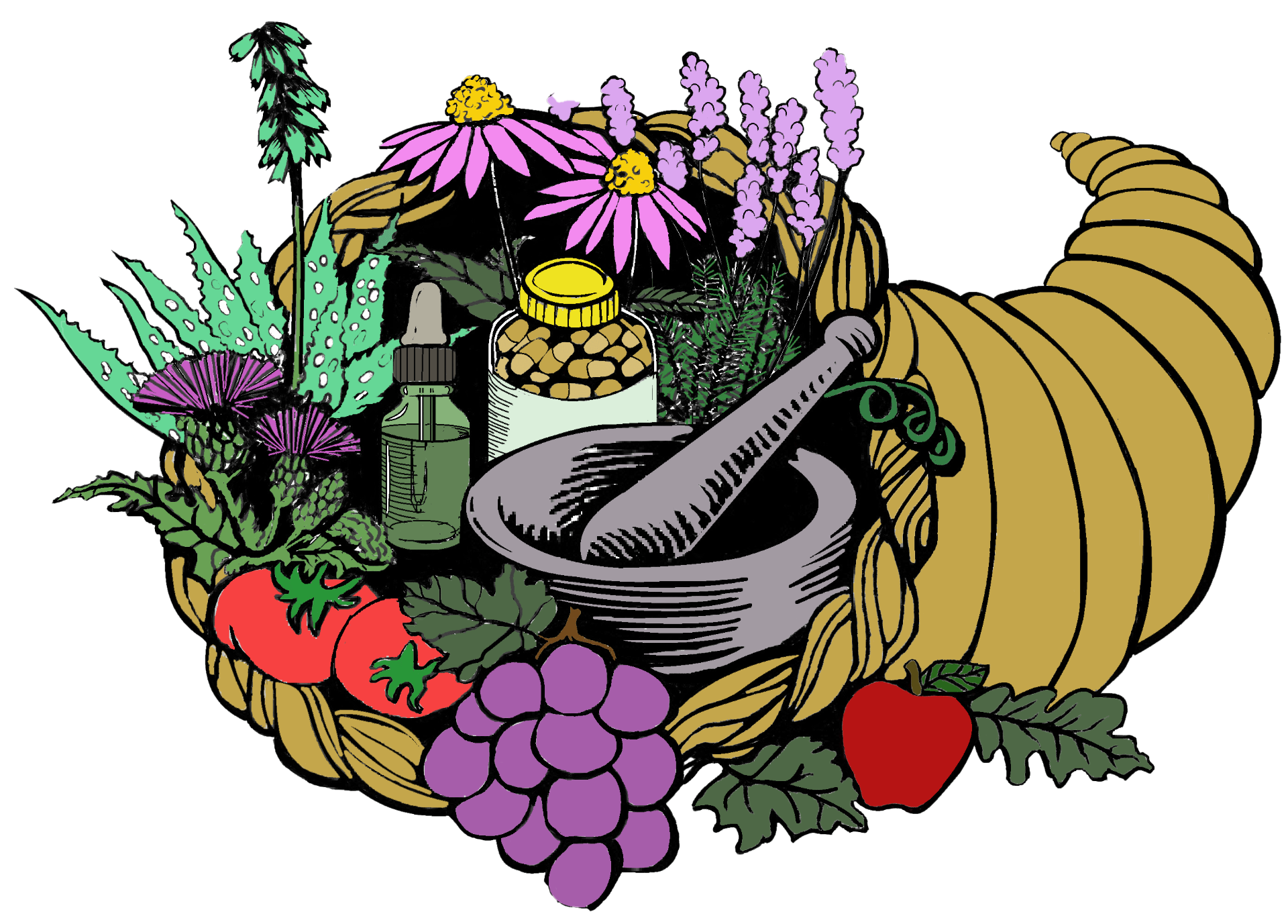 Horn of Plenty Health — botanical cornucopia of herbs, supplements, and whole foods